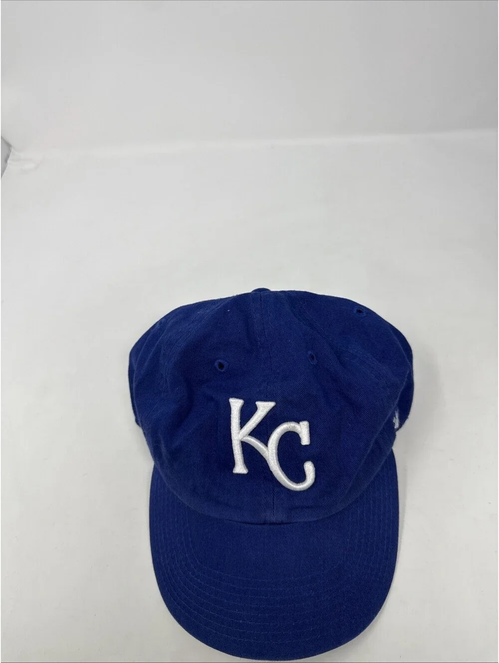 Kansas City Royals Blue Cotton Canvas One Size Adjustable Baseball Cap ‘47